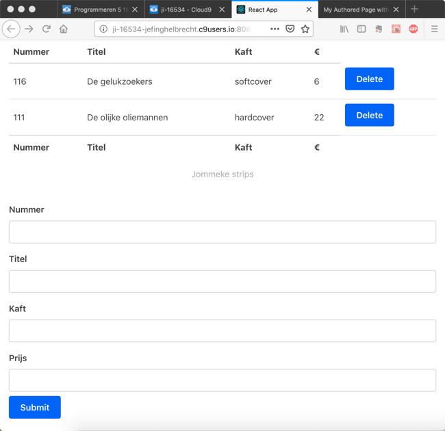 React Submitting Form Data with Simple Components